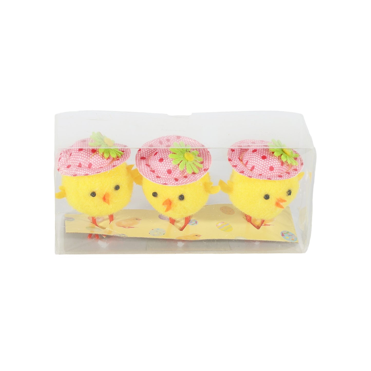 3 Chicks with Hats