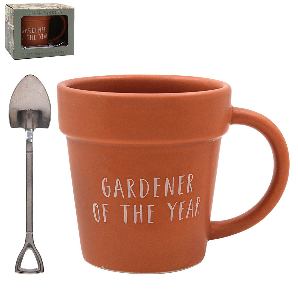 Gardener Of The Year Mug &amp; Spoon