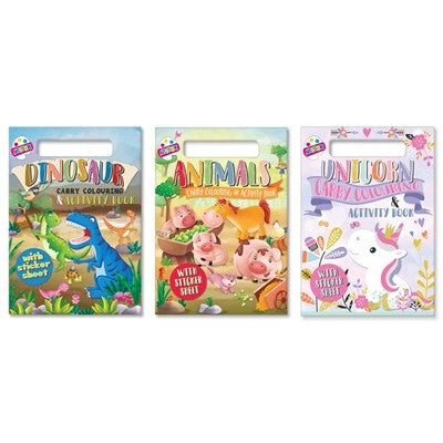 A4 Carry Colouring &amp; Activity Pad