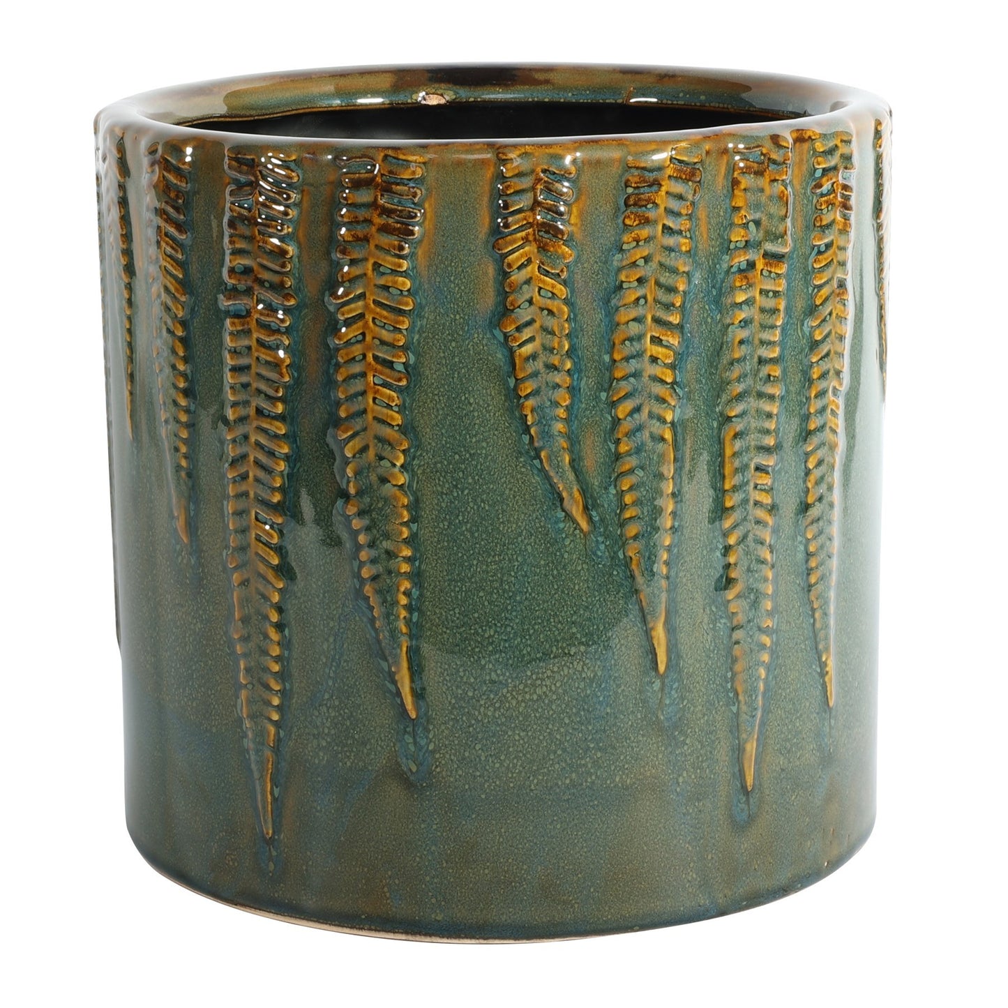 Green Fern Hortus Albany Glaze Pot (23 x 21.5cm)