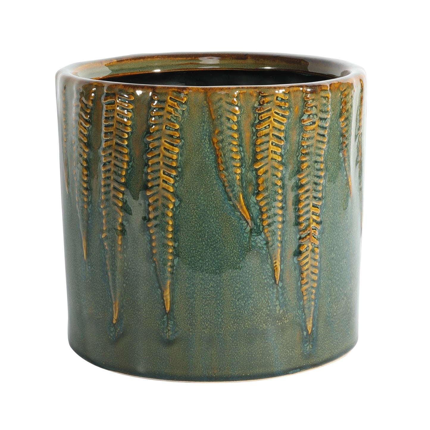 Green Fern Hortus Albany Glaze Pot (21 x 19cm)