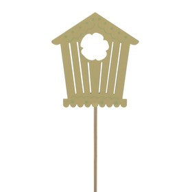 Yellow Birdhouse Bloomy (Pack of 10)