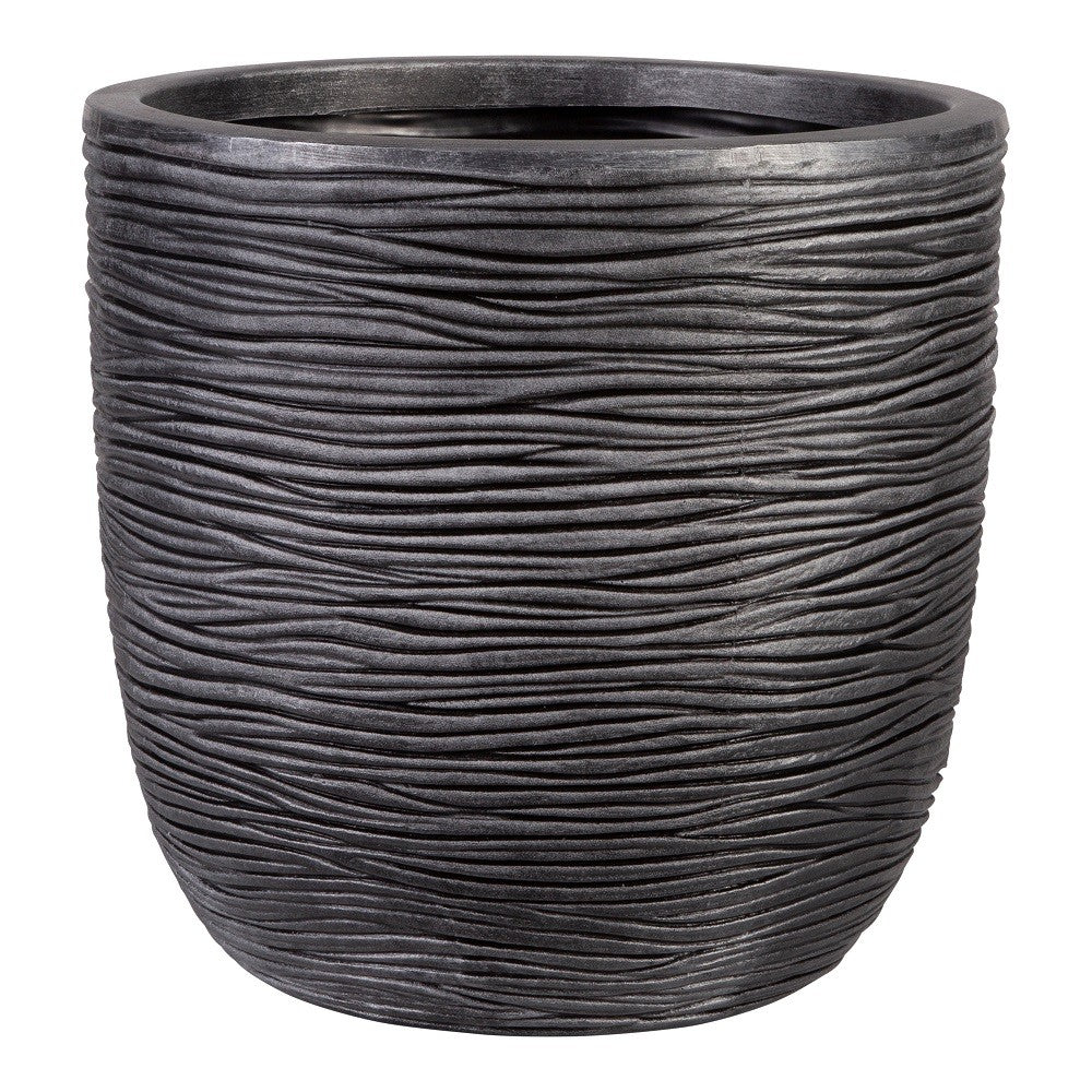Pewter Round Amalfi Planter (34cm)