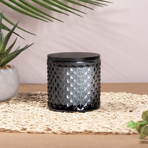 Oud &amp; Bergamot Scented Soy Candle (200g)