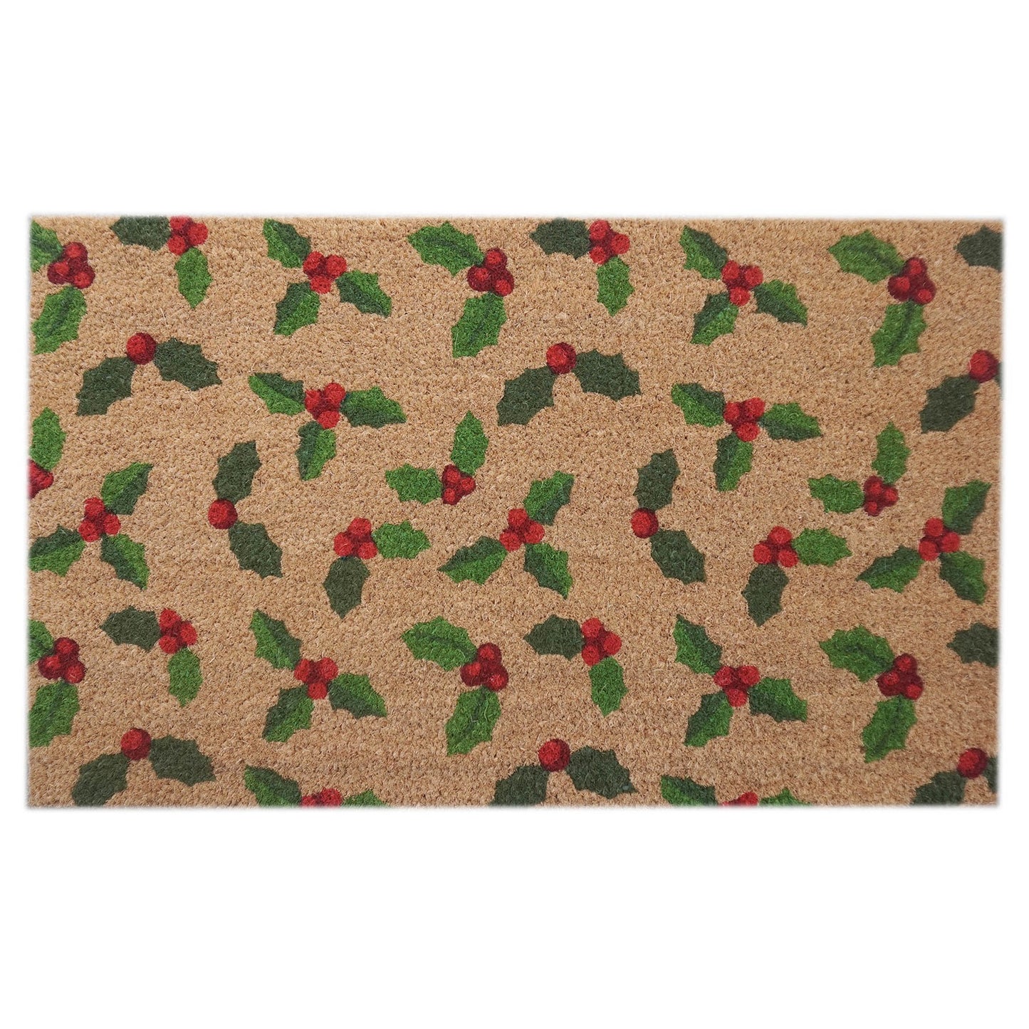 Holly &amp; Berries Doormat (45x75cm)
