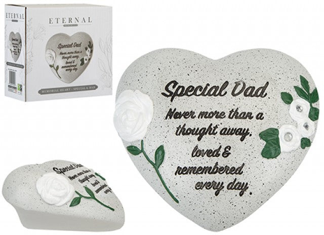 Special Dad Memorial Heart