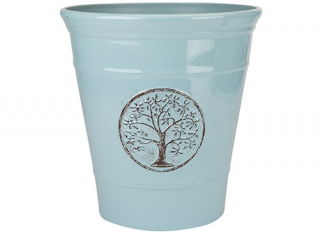 Powder Blue Deluxe Plastic Planter (30cm)