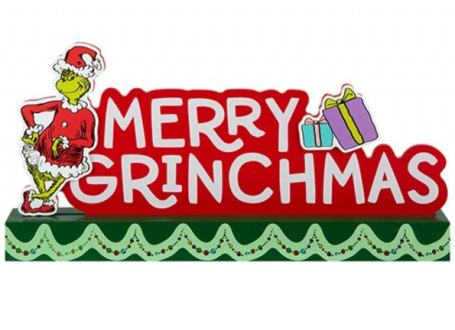 Grinch Merry Grinchmas Sign