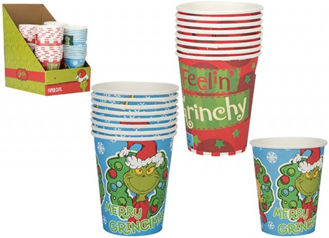 Grinch Paper Cups (Pack of 8)