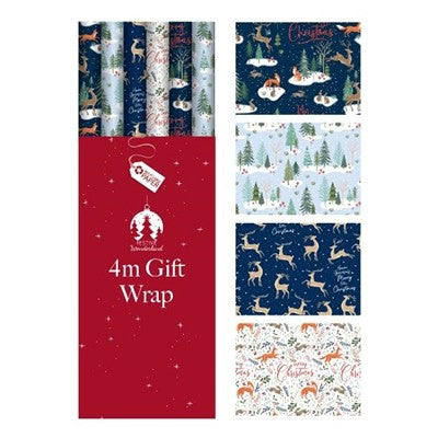 Country Woodland Gift Wrap (4m)