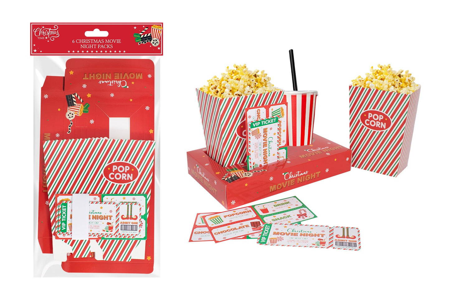 Christmas Movie Night Set
