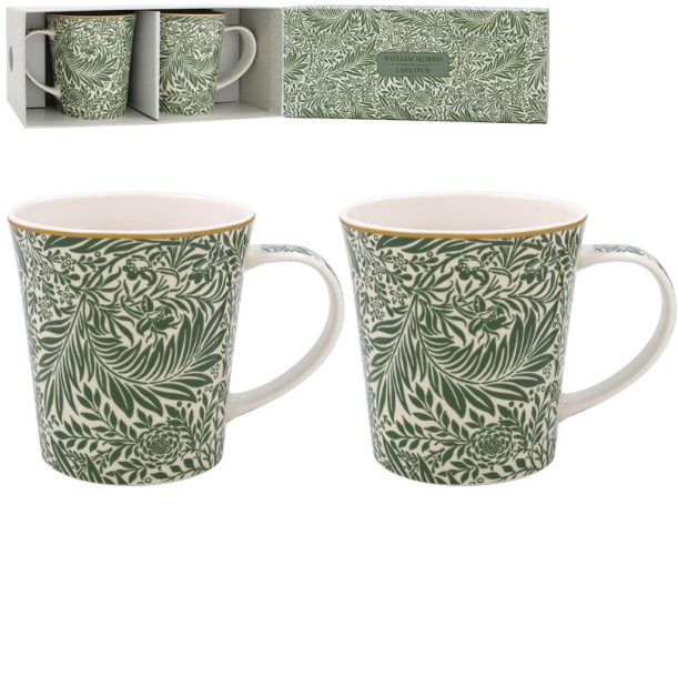 Larkspur Mugs Set of 2