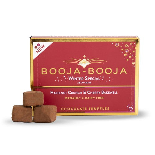 Booja-Booja Winter Special Hazelnut Crunch &amp; Cherry Bakewell (92g)