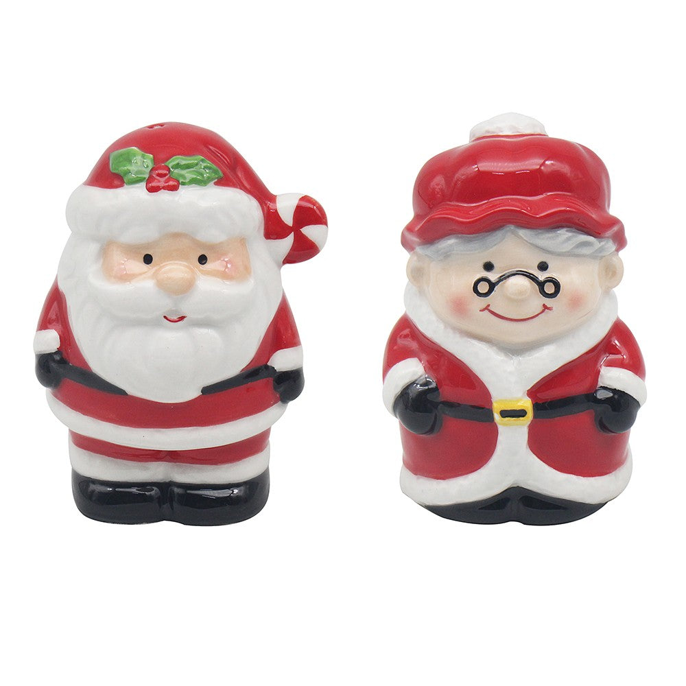 Santa &amp; Wife Salt &amp; Pepper Shakers