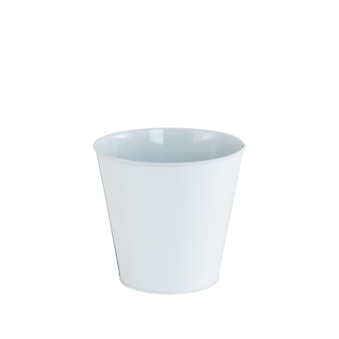 White Matt Zinc Planter