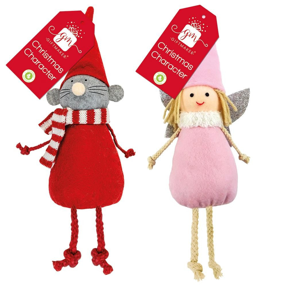 Small Christmas Mouse &amp; Fairy Plush