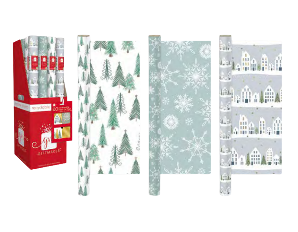 Nordic Noel Christmas Wrap (4m)