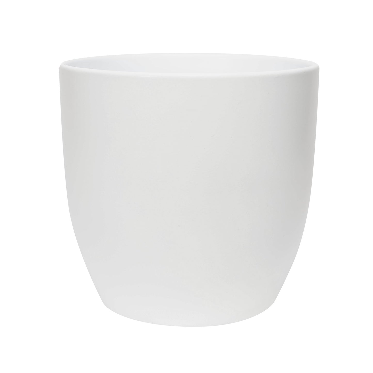 White Indoor Ceramic Planter (18cm H)