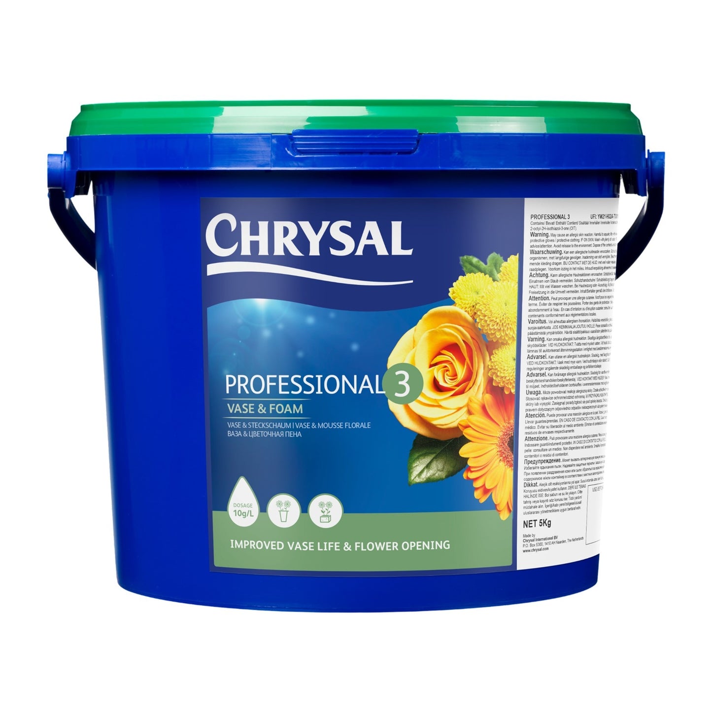 Chrysal Professional 3 Vase &amp; Foam Solution (5kg)