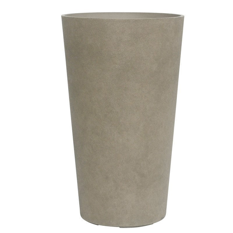 Vintage Aged Effect Tall Plastic Planter (62cm)