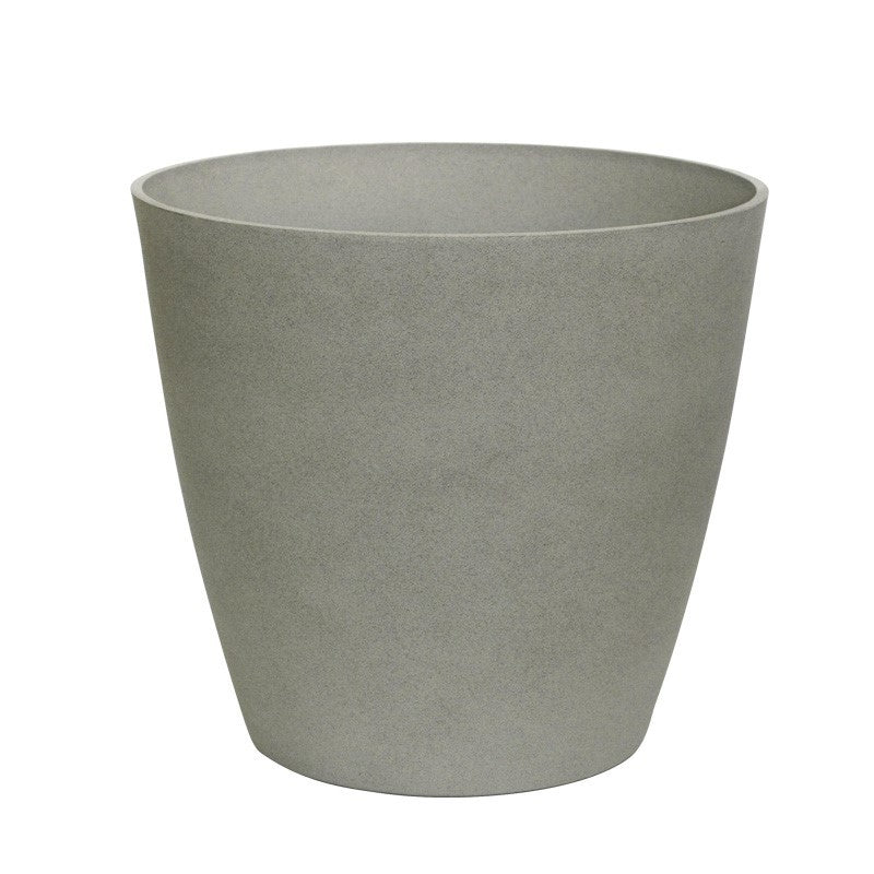 Cement Grey Aged Effect Plastic Planter (60cm)