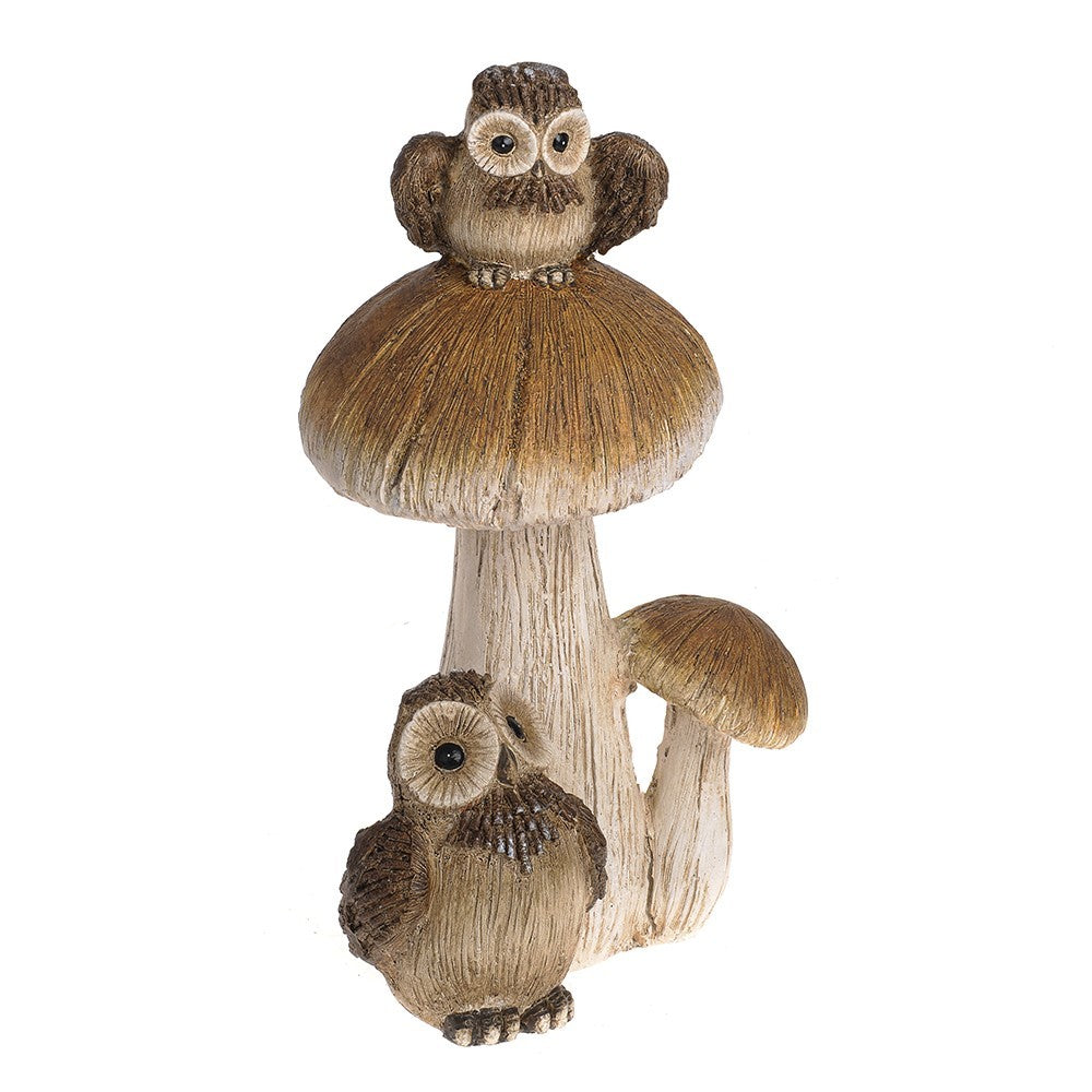 LED Light Owl &amp; Cub in a nest