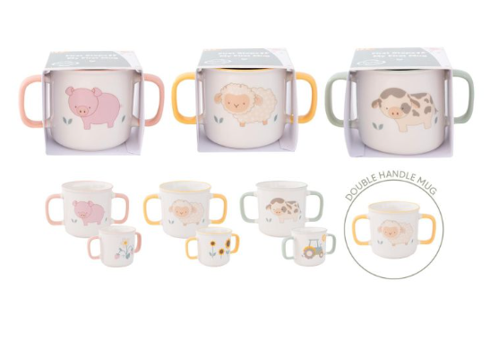 First Steps Farm Collection Kids Double Handled Mug