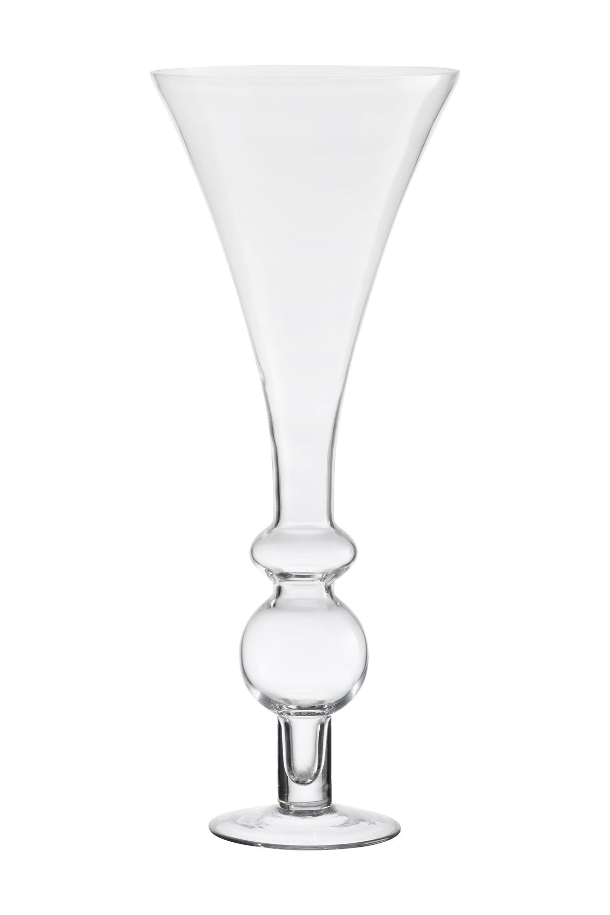 Apollo Flared Clear Glass Vase (55cm)