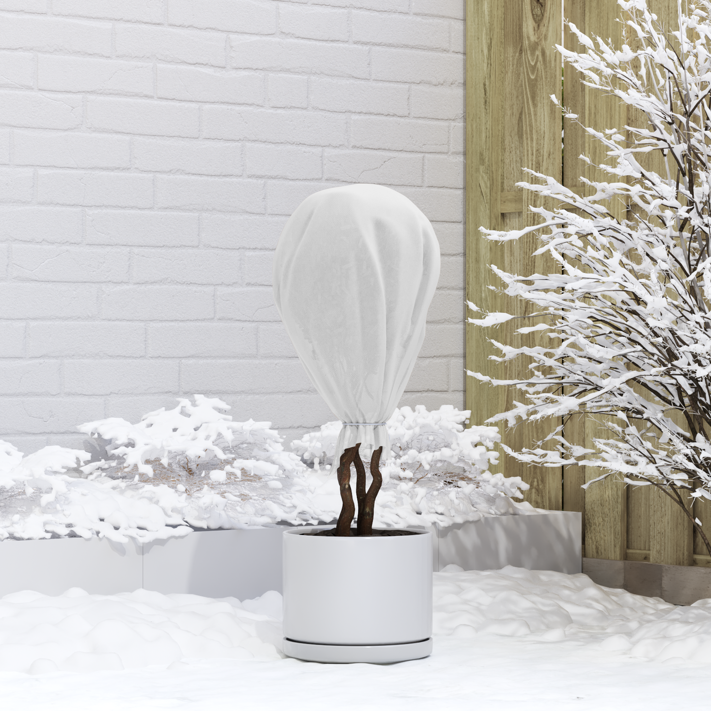 Frost Protection Plant Fleece White 50 x 1.6 m Non-woven Fabric