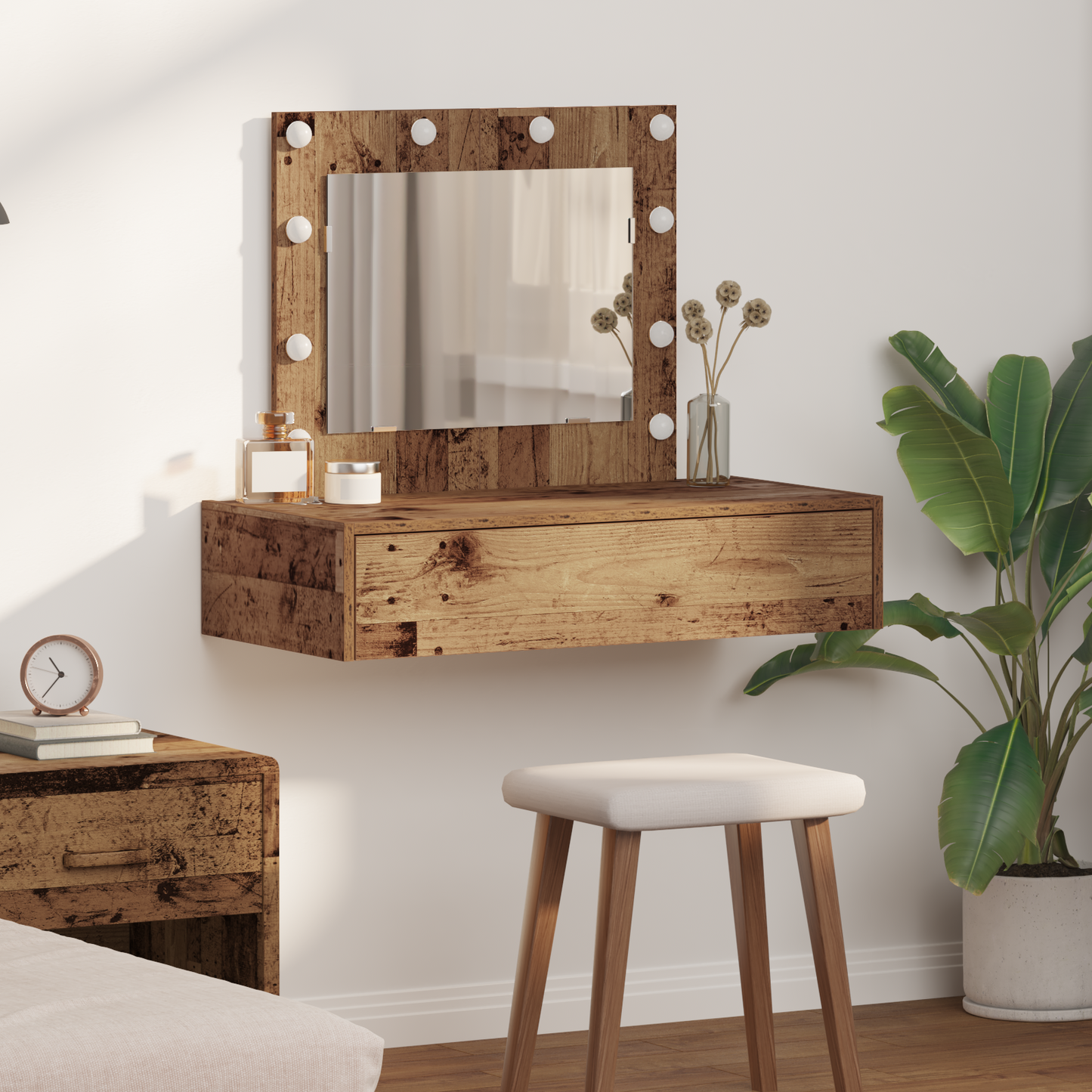 Dressing Table Brown 83 x 40 x 70 cm Engineered Wood