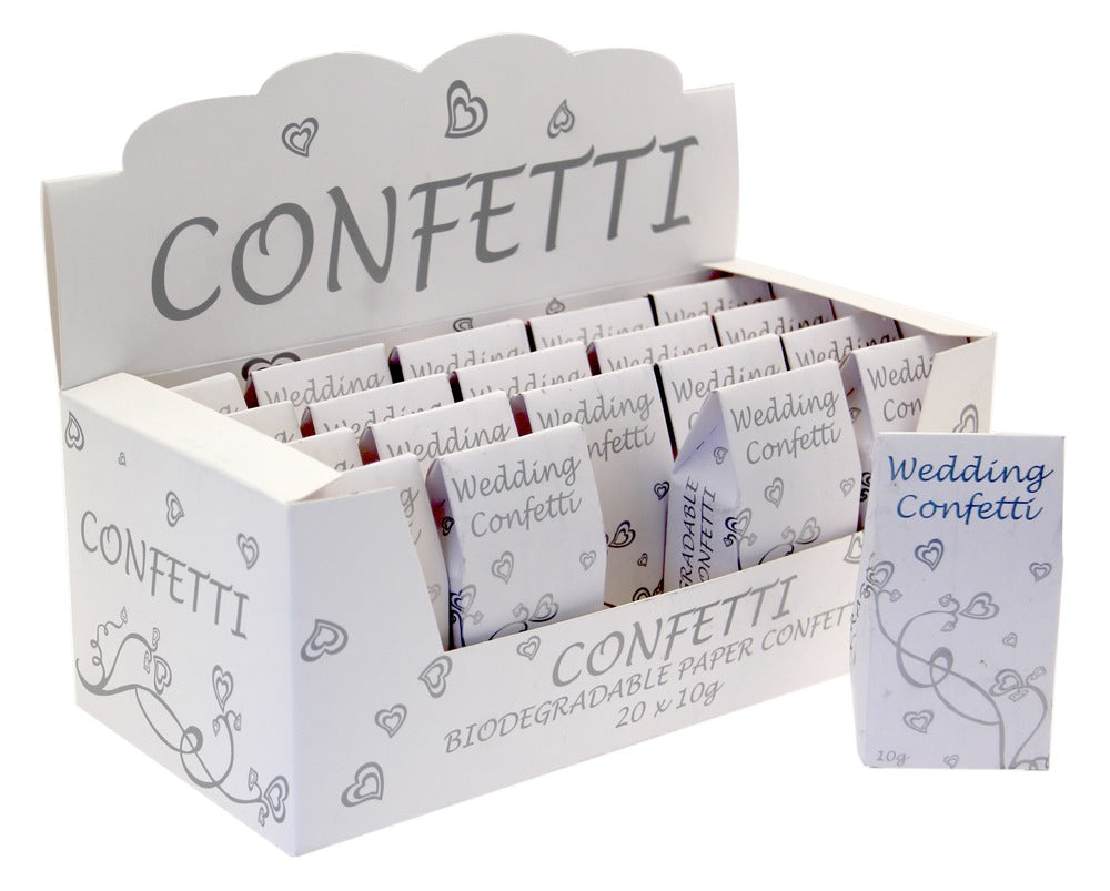 White &amp; Silver Tissue Confetti