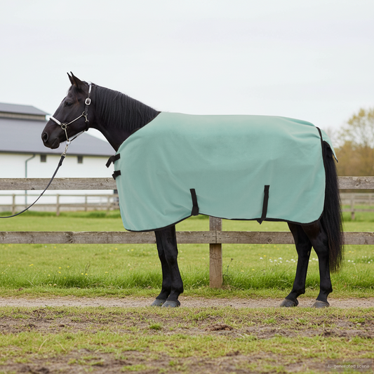 Horse Blanket Green 105 cm Polyester Fleece