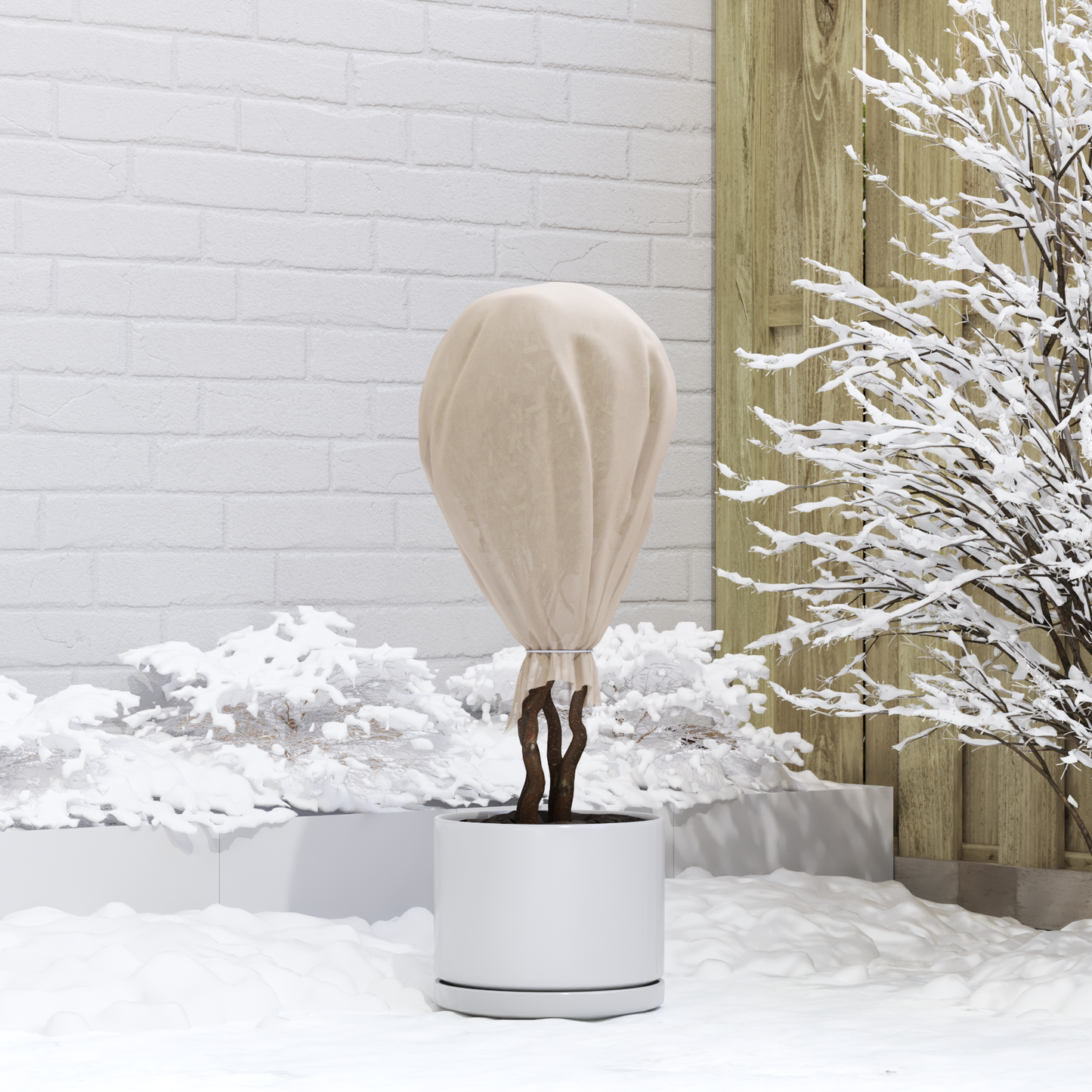 Frost Protection Plant Fleece Beige 100 x 1.6 m