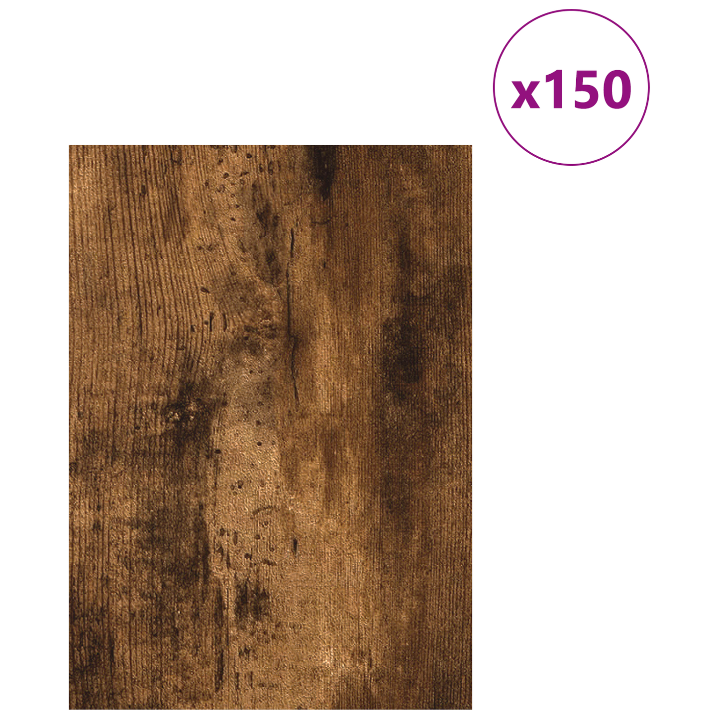 Decor Panels 150 pcs Smoked Oak 15 x 21 x 0.27 cm