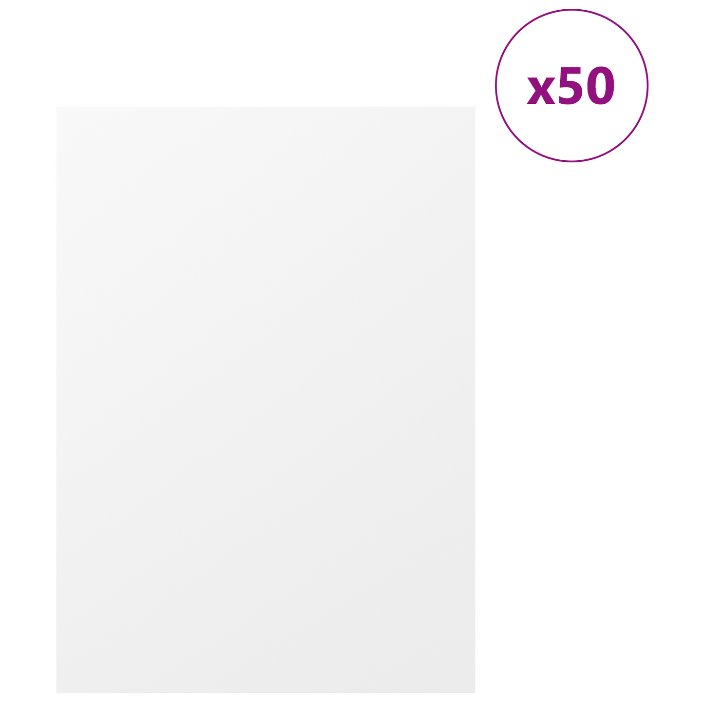 Decor Panels 50 pcs White 30 x 42 x 0.27 cm Engineered Wood