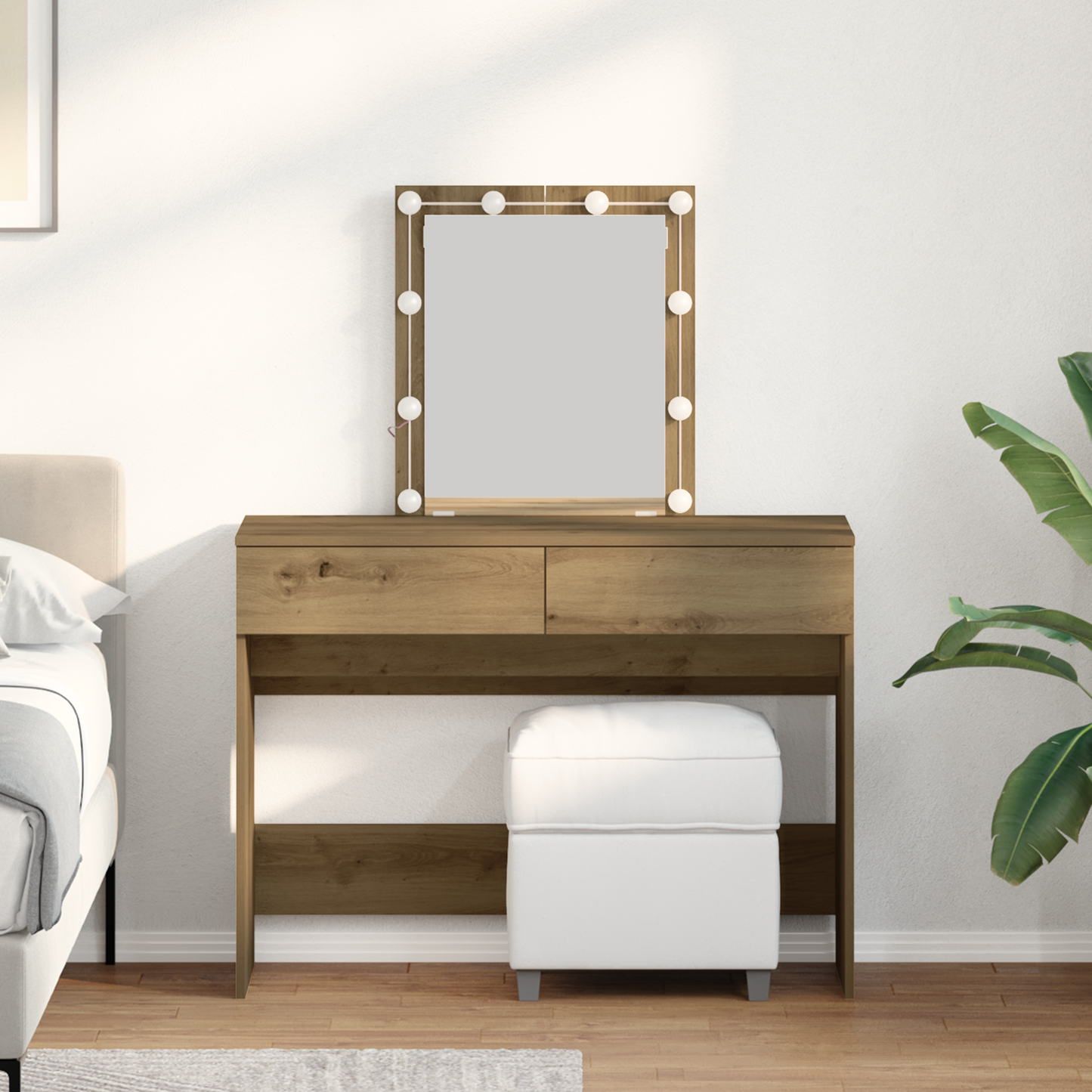 Dressing Table Artisan Oak 100 x 40 x 130 cm Engineered Wood