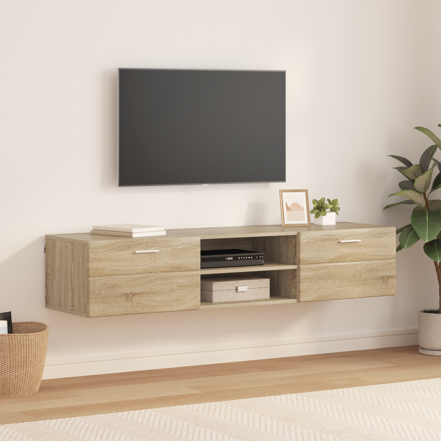 Wooden Cabinet Sonoma Oak 150 x 39 x 30 cm Engineered Wood