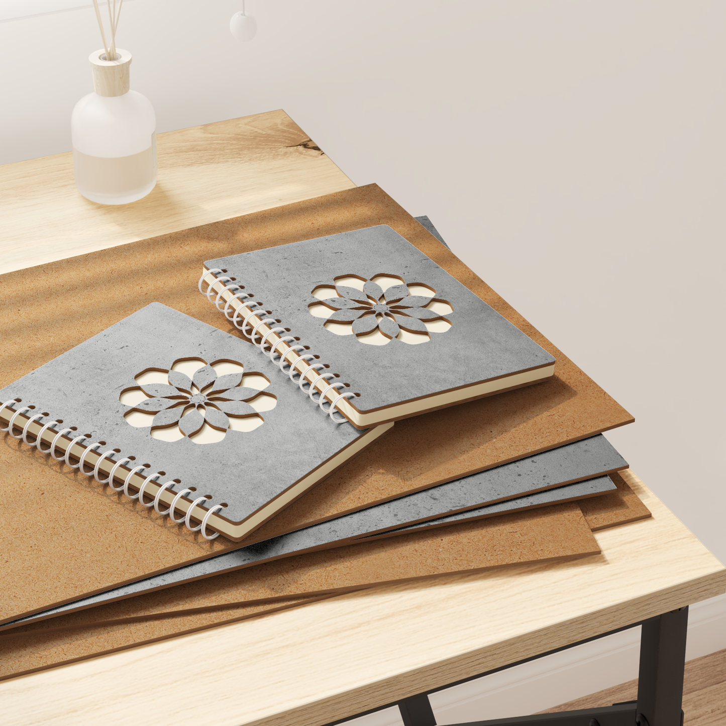 Decor Panels 12 pcs Concrete Grey 30 x 42 x 0.27 cm
