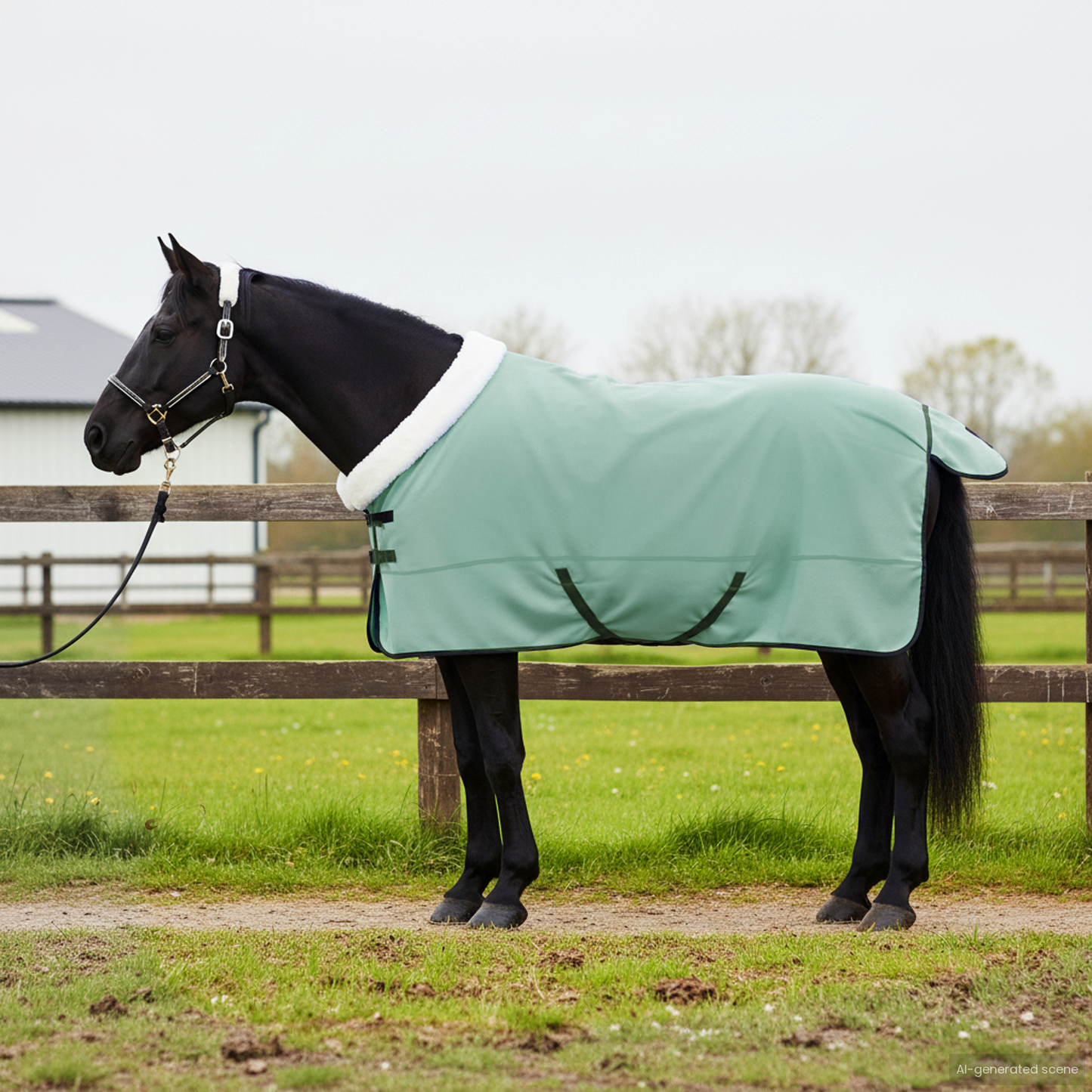 Horse Blanket Special Green 135 cm Polar fleece