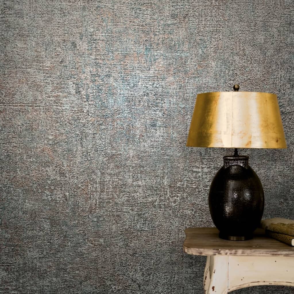 Noordwand Vintage Deluxe Wallpaper Stucco Look Grey and Brown