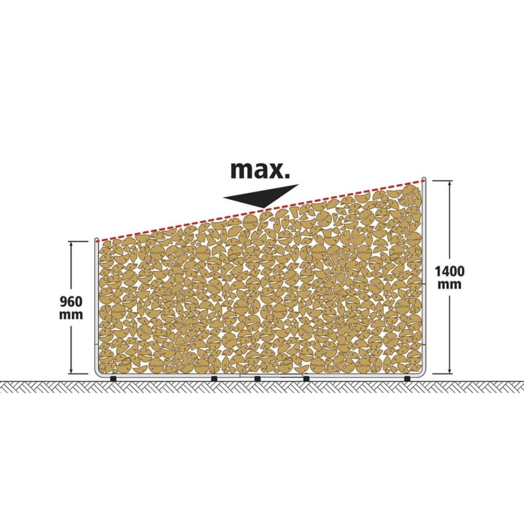 wolfcraft Firewood Stacking Aid Modular XXL 5125000