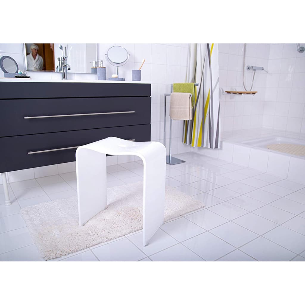 RIDDER Bathroom Stool Trendy White