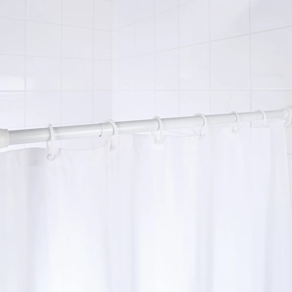 RIDDER Telescopic Shower Curtain Rod 70-115 cm White 55101