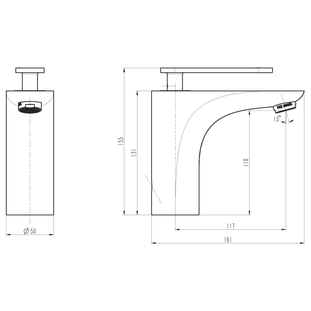 SCHÜTTE Basin Mixer ORCA Chrome