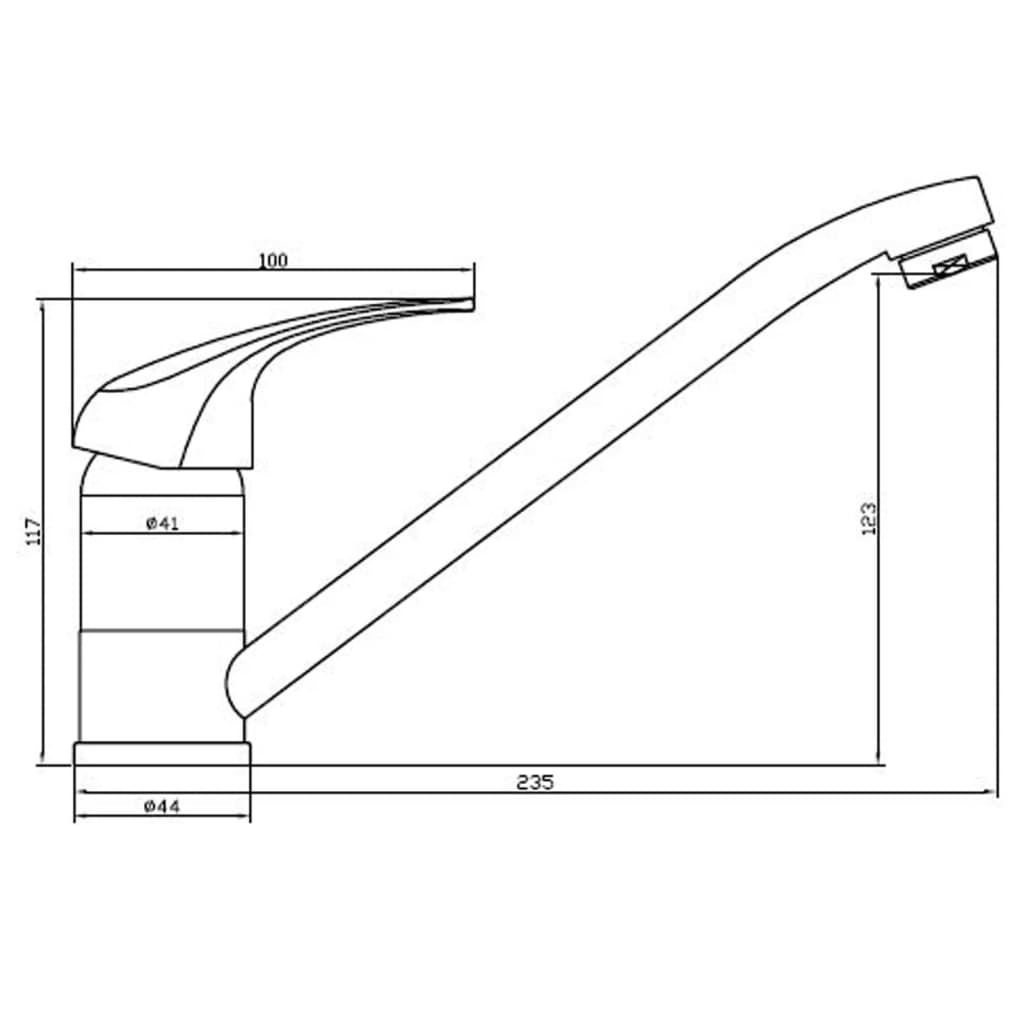 SCHÜTTE Sink Mixer SIGNO Chrome