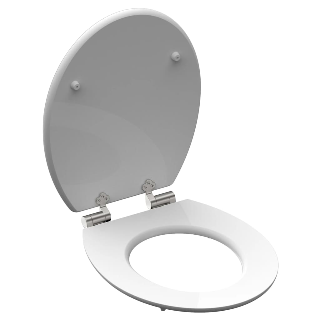 SCHÜTTE High Gloss Toilet Seat with Soft-Close ASIA MDF