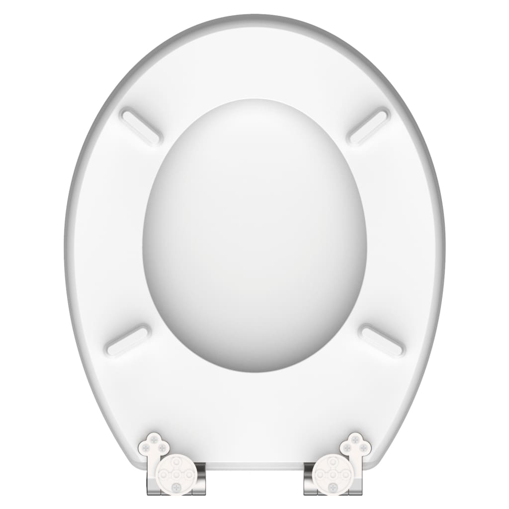 SCHÜTTE High Gloss Toilet Seat with Soft-Close ASIA MDF