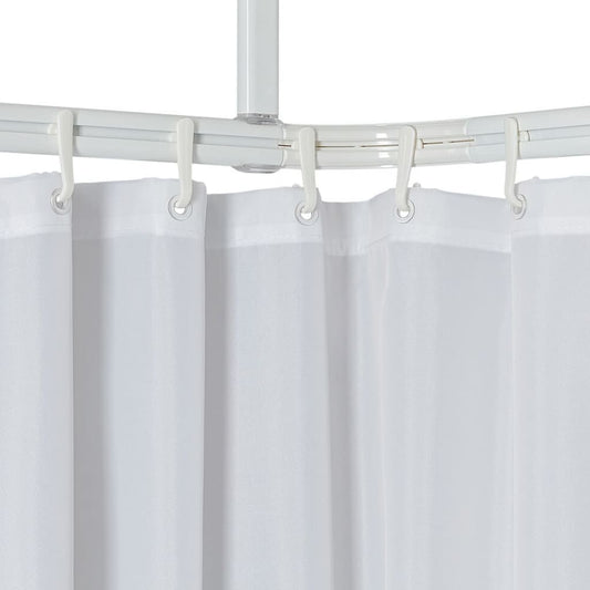 Sealskin Shower Curtain Rail Set Easy-Roll White