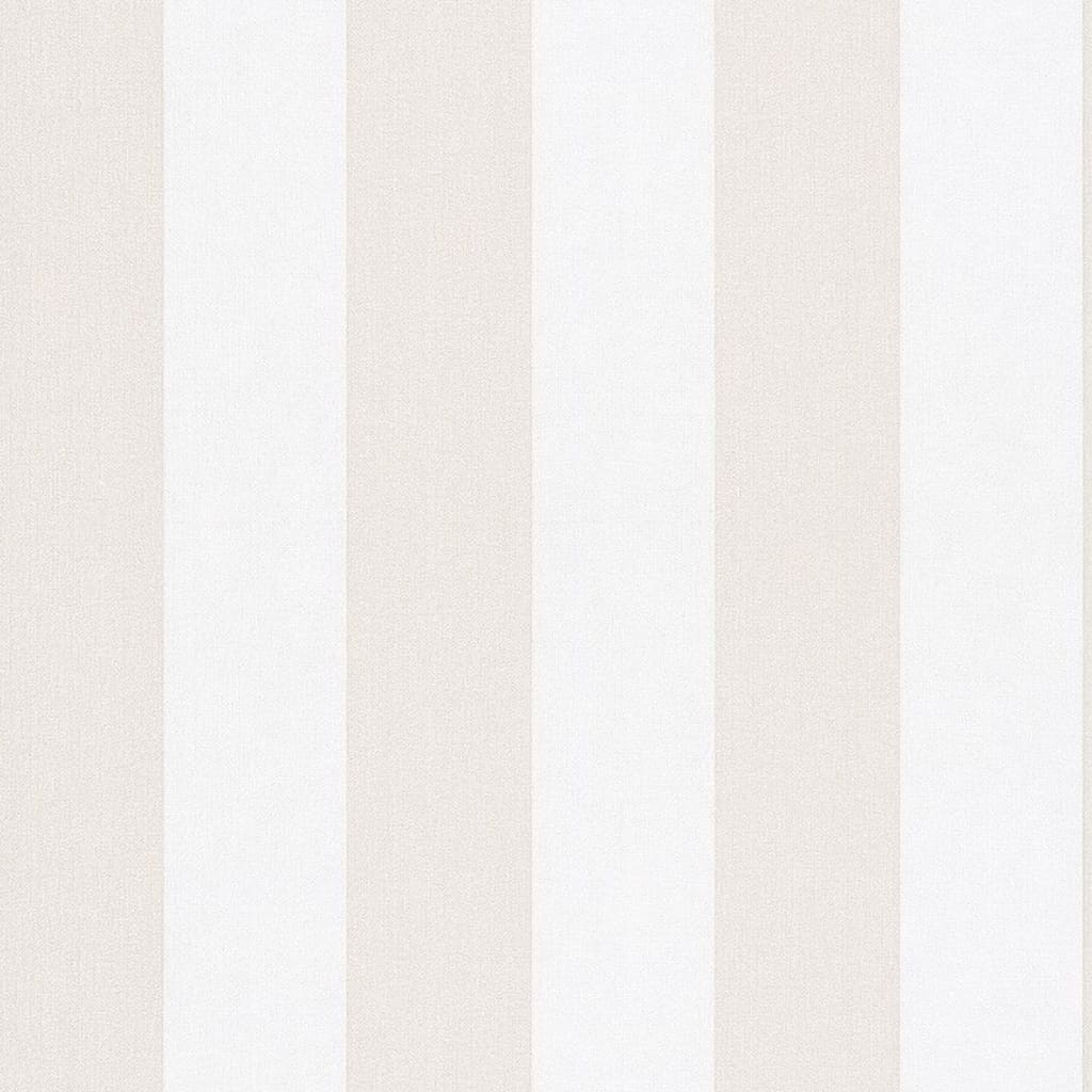 Noordwand Wallpaper Topchic Stripes Beige and White