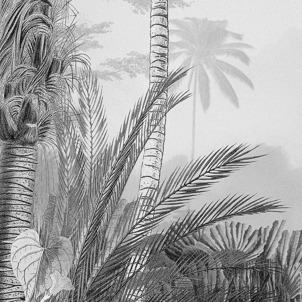 Komar Photo Mural Lac Tropical Black & White 200x270 cm